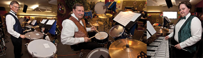 Percussion section