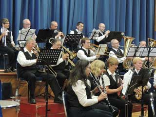 trumpets, trombones, clarinets